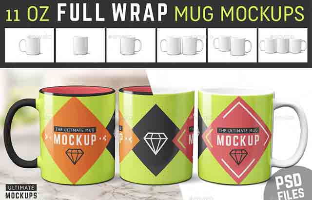mug template anime series manga movies sublimation template mug mockup mug design 11oz