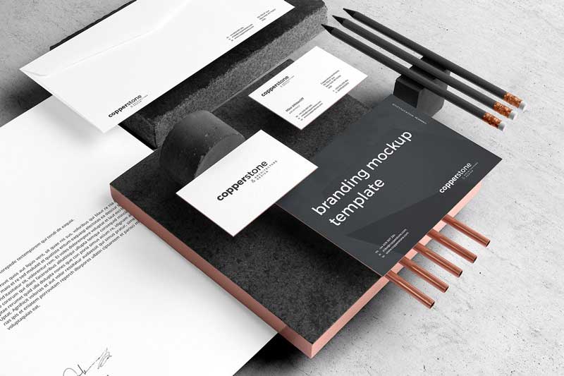 Copperstone Branding Mockup Vol. 2 Copperstone Branding Mockup Vol. 2