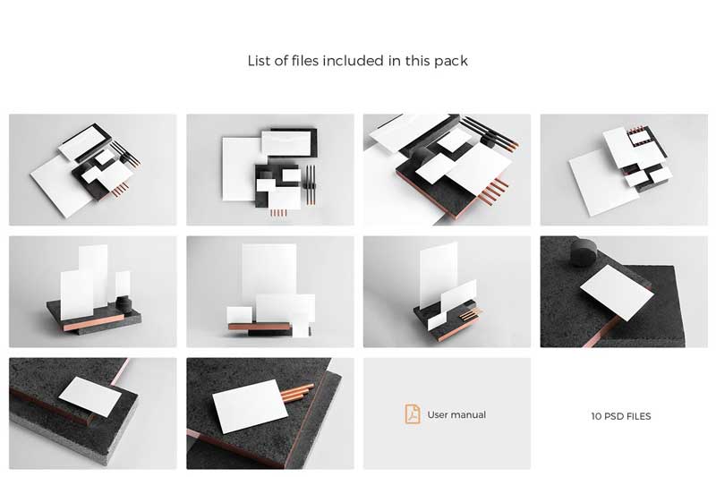 Copperstone Branding Mockup Vol. 2 Copperstone Branding Mockup Vol. 2
