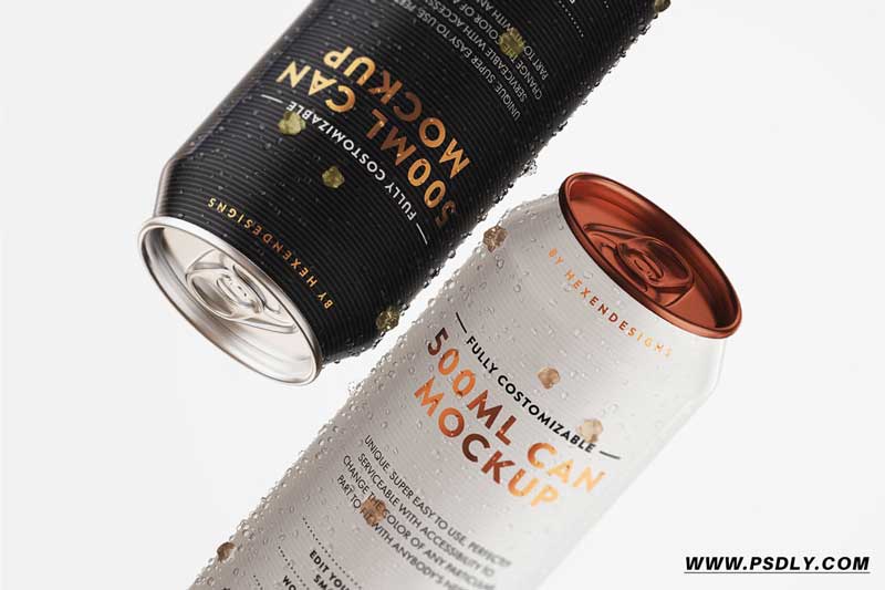 Creativemarket 500ML Can Mockup 4061188
