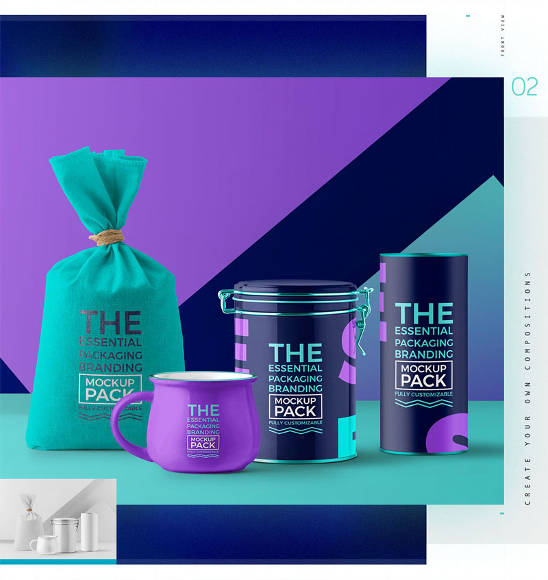 Essential Packaging Branding Mockup 1351937 2