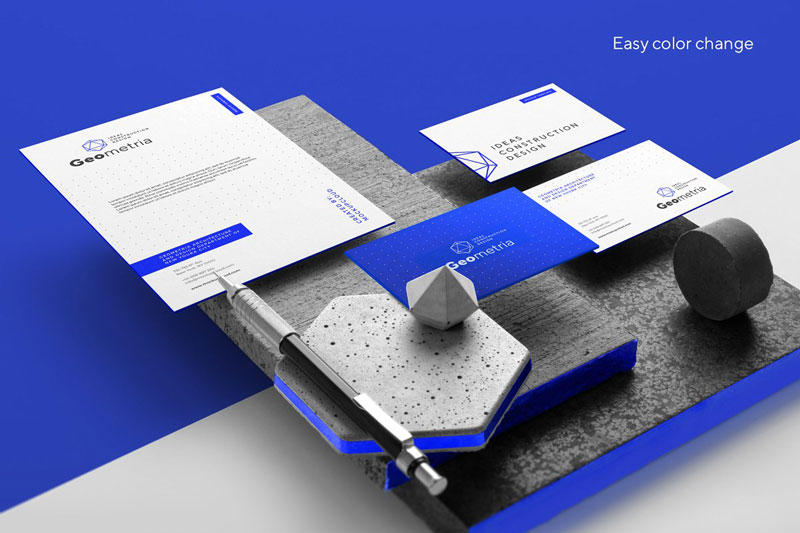 Geometria Branding Mockup