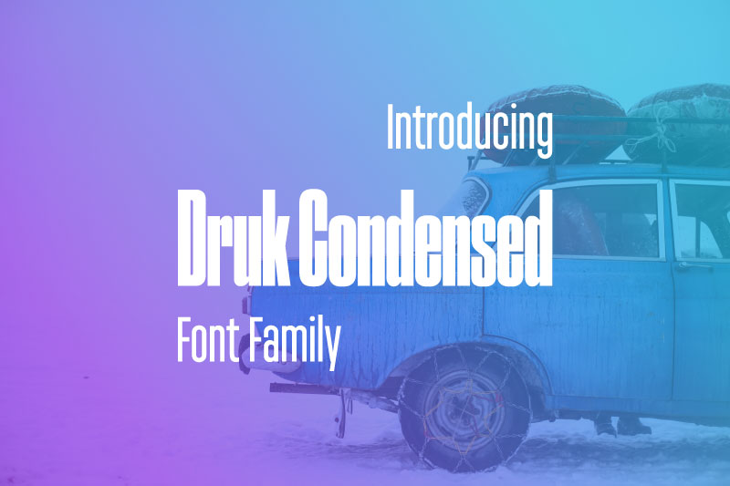 Download Druk Condensed Font Family $150 - Free PSD MockUps ...