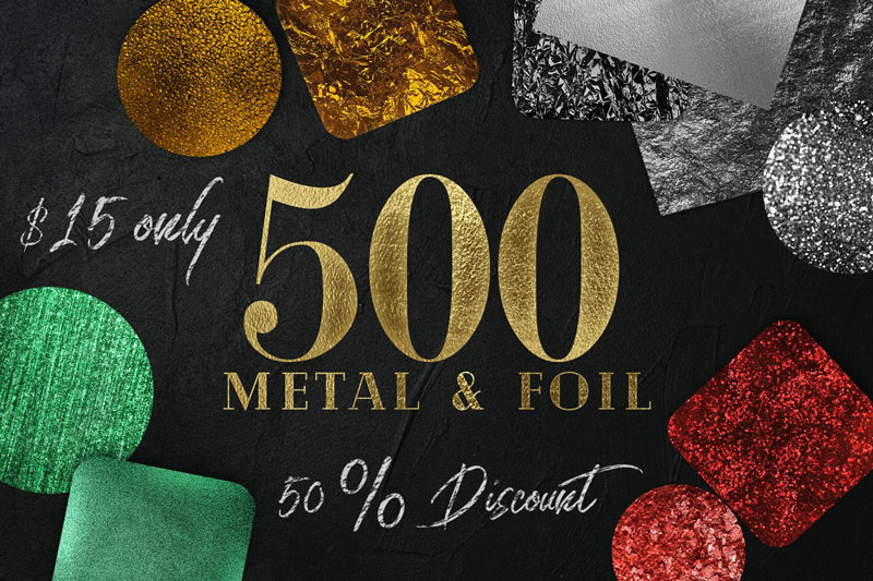 Huge Gold foil Textures Bundle 2343142