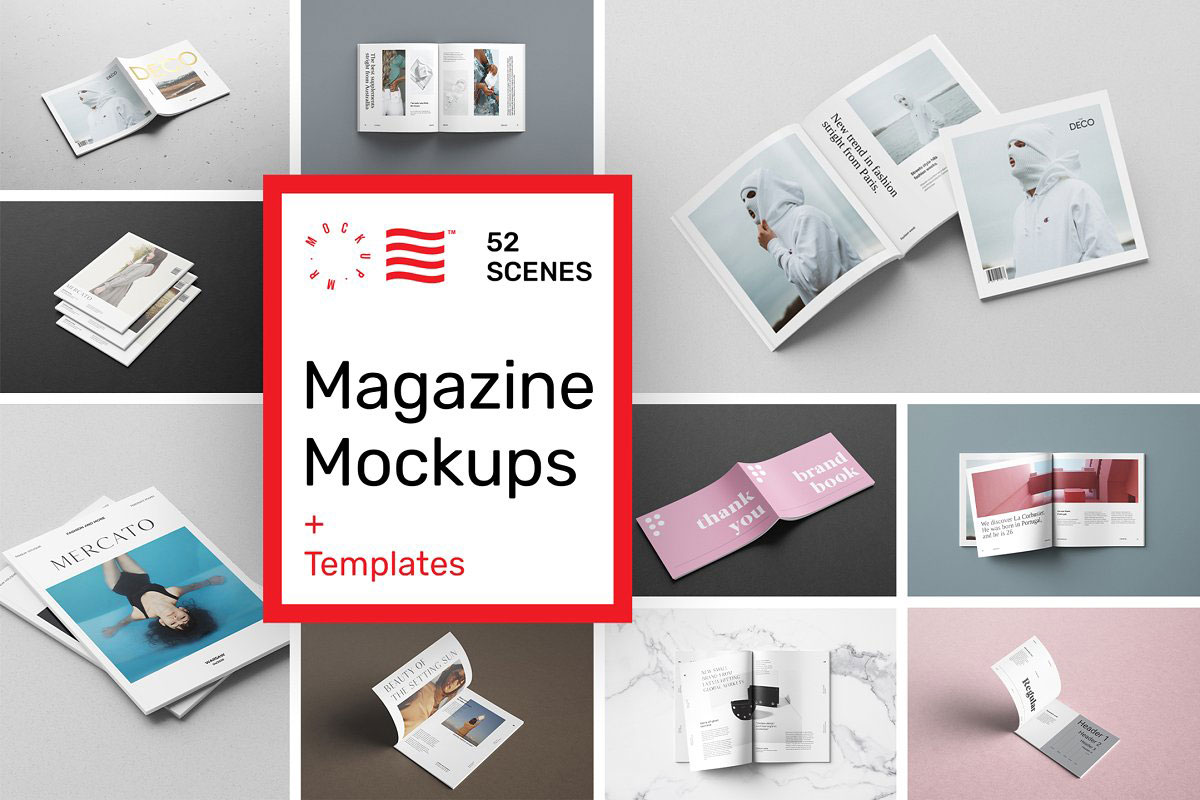 Magazine Mockups - 52 Scenes 5198551