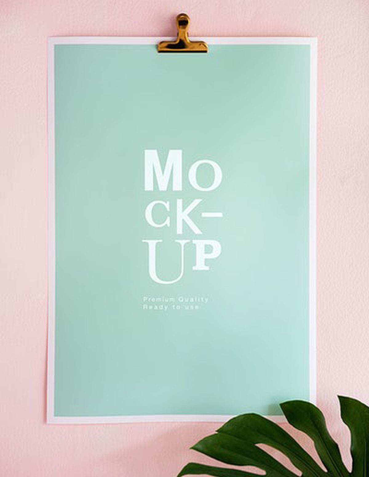 Mockup design space on paper board - 295983
