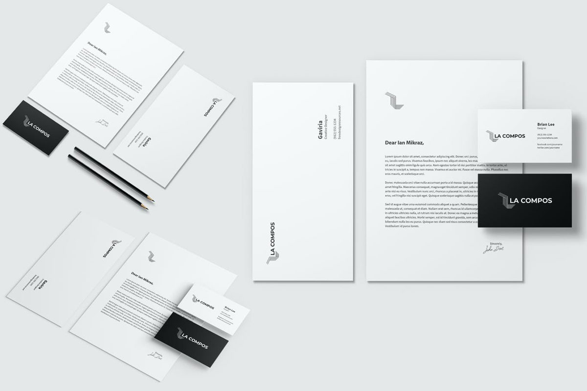 Stationery Brand Identity Mockup