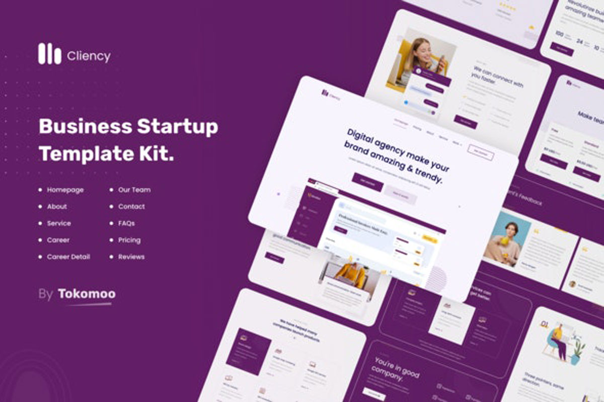 ThemeForest Clientcy v1.0 Business & Startup Elementor Template Kit 27718327