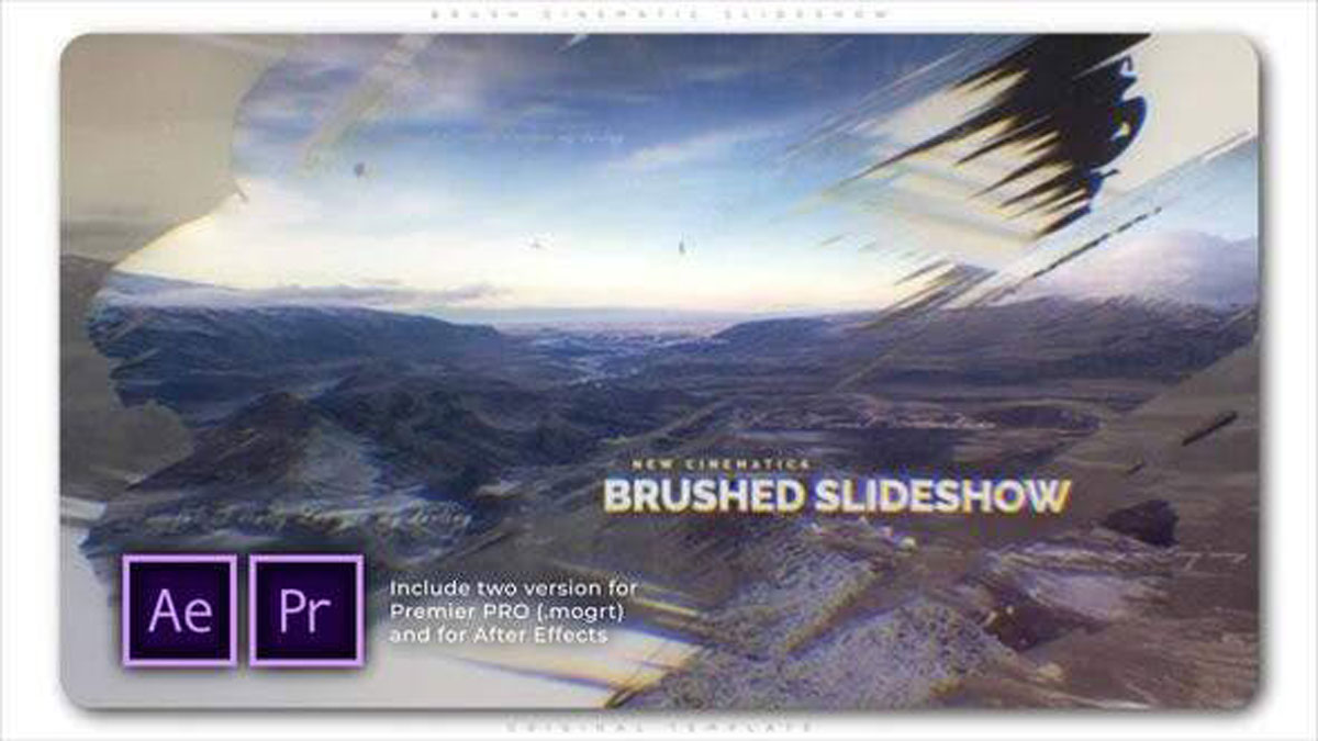 Videohive Brush Cinematic Slideshow 27803950