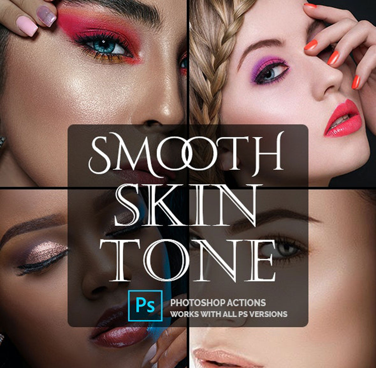 Smooth Skin Tone Photoshop Action 26544072