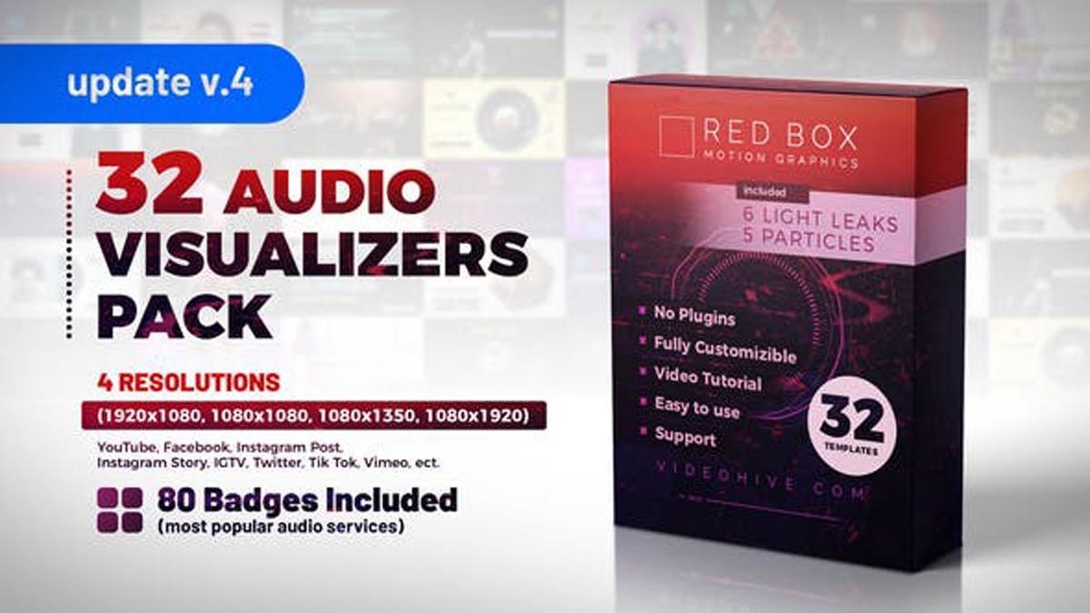 Videohive Audio Visualizers Pack V2 27144986