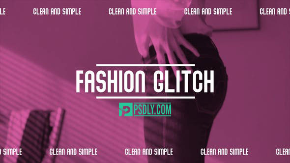 Videohive Fashion glitch opener 27927361