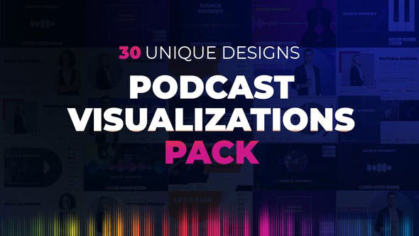 Videohive Podcast Visualizations Pack 27588818