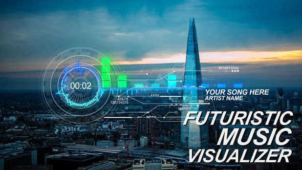 Videohive Futuristic Music Visual 17308441