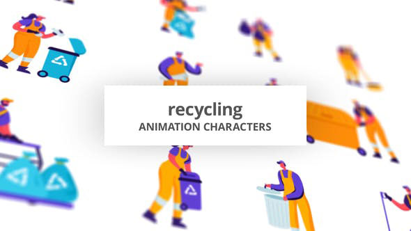 Videohive Recycling Character Set 28672498
