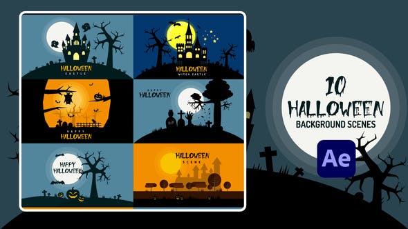Videohive Halloween Background After Effects 28922021