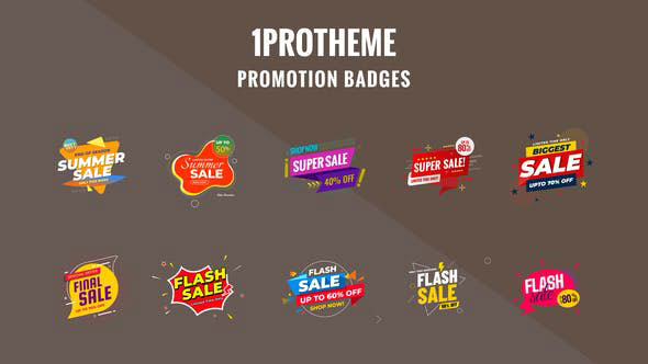 Videohive Badges Sale Promo V18 28837379