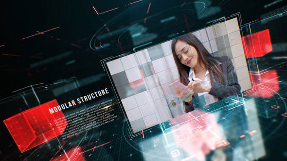 Videohive Hi Tech Cubes Slideshow 23434351