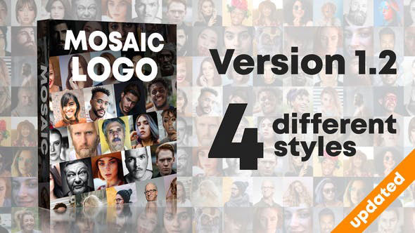 Videohive Mosaic Photos Logo Reveal V 1.2 27907346
