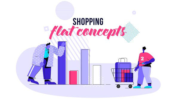 Videohive Shopping - Flat Concept 28730465