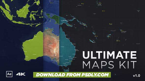 Videohive Ultimate Maps Kit 27148301