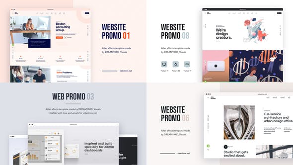 Videohive Rubik Website Promo 28964429