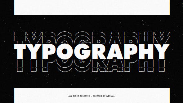 Free Videohive Glitch Kinetic Typography 29343738 ʖ