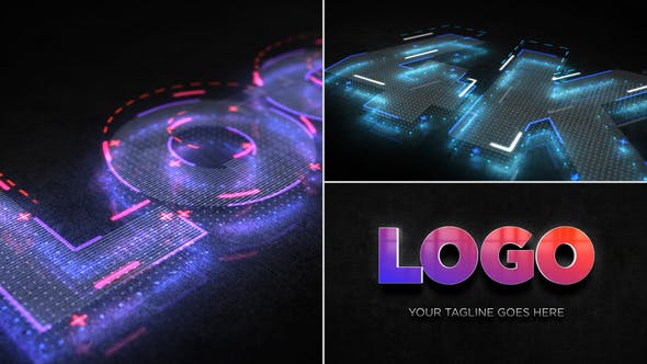 Videohive Digital 3D Logo Reveal 28917041