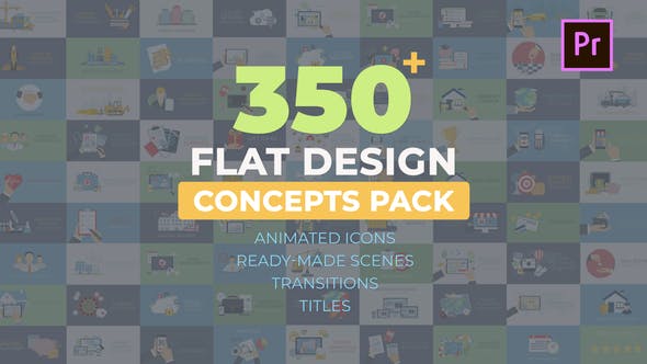 Videohive Flat Design Concepts 28481253