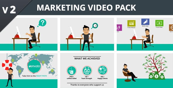 Videohive Marketing Video Pack 6519204