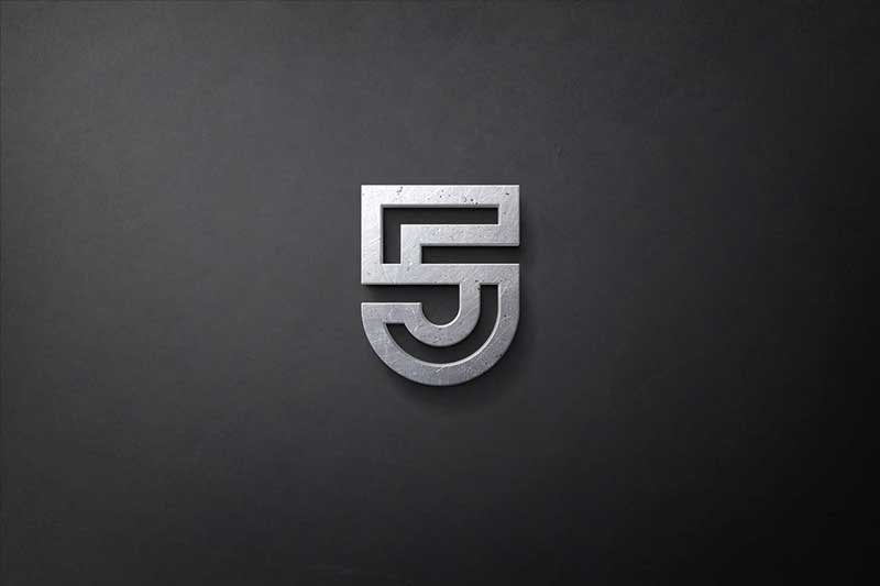 Metal Logo Mockup