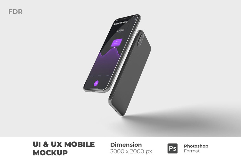 UI and UX Mobile Mockup