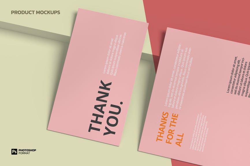 Business Card and Letterhead - Mockup