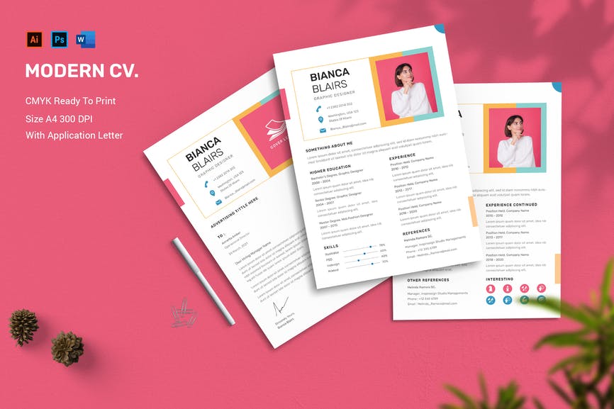 Modern CV - Resume & Letter