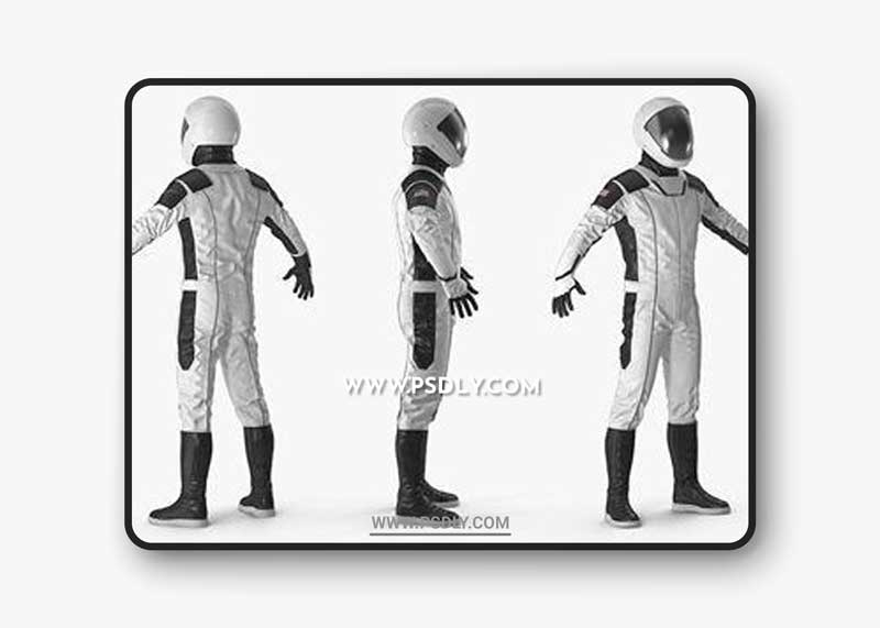 Premium Photo | A female astronaut in futuristic space suit with helmet