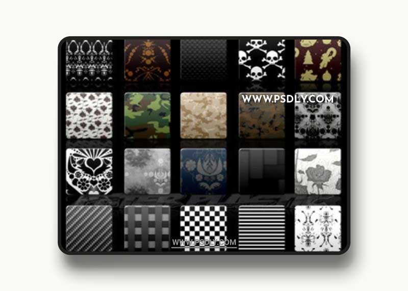 72 Patterns Styles Pack for Photoshop