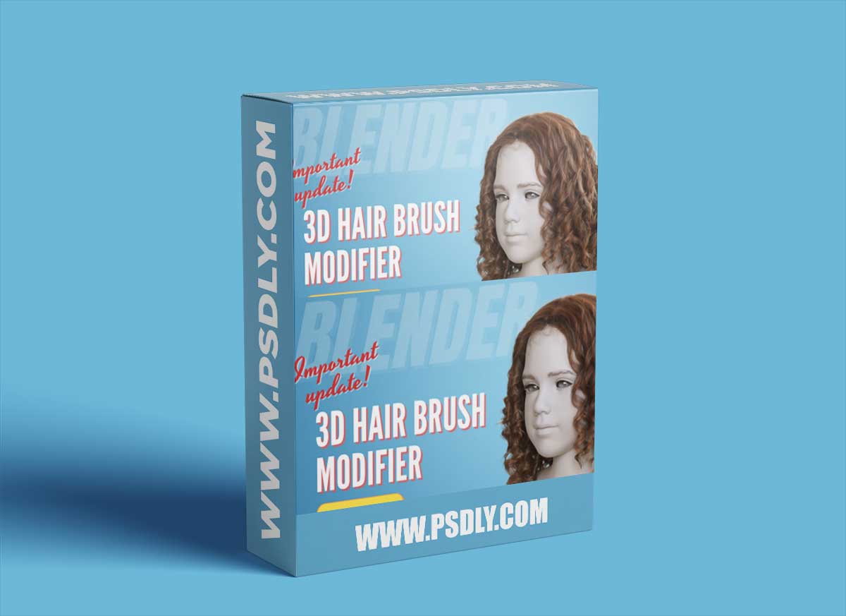 FREE] Blender Addon | 3d Hair Brush  - Modifier | Vfx Grace ( ͡° ͜ʖ ͡°)