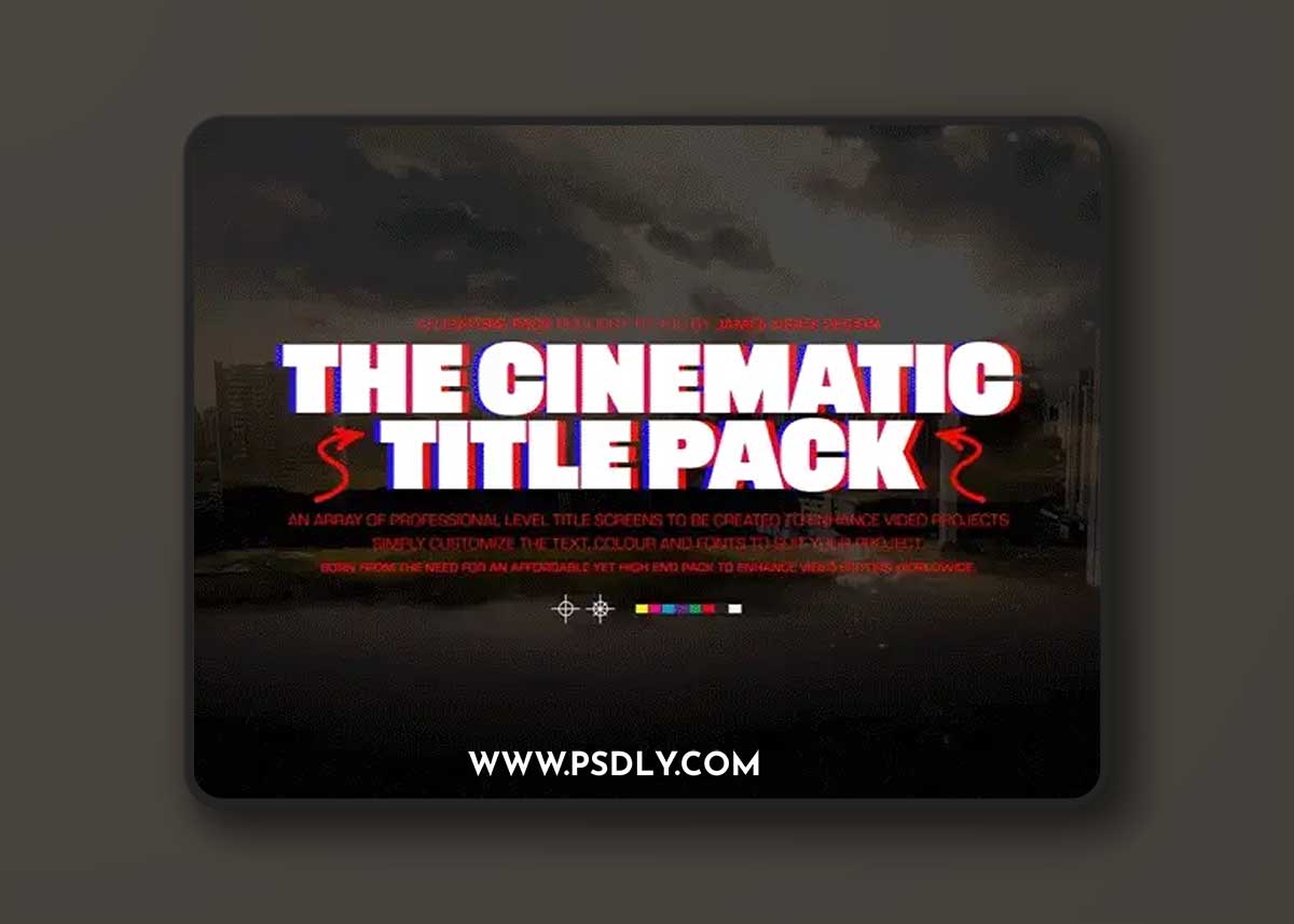 James Abadi Design The Cinematic Title Pack