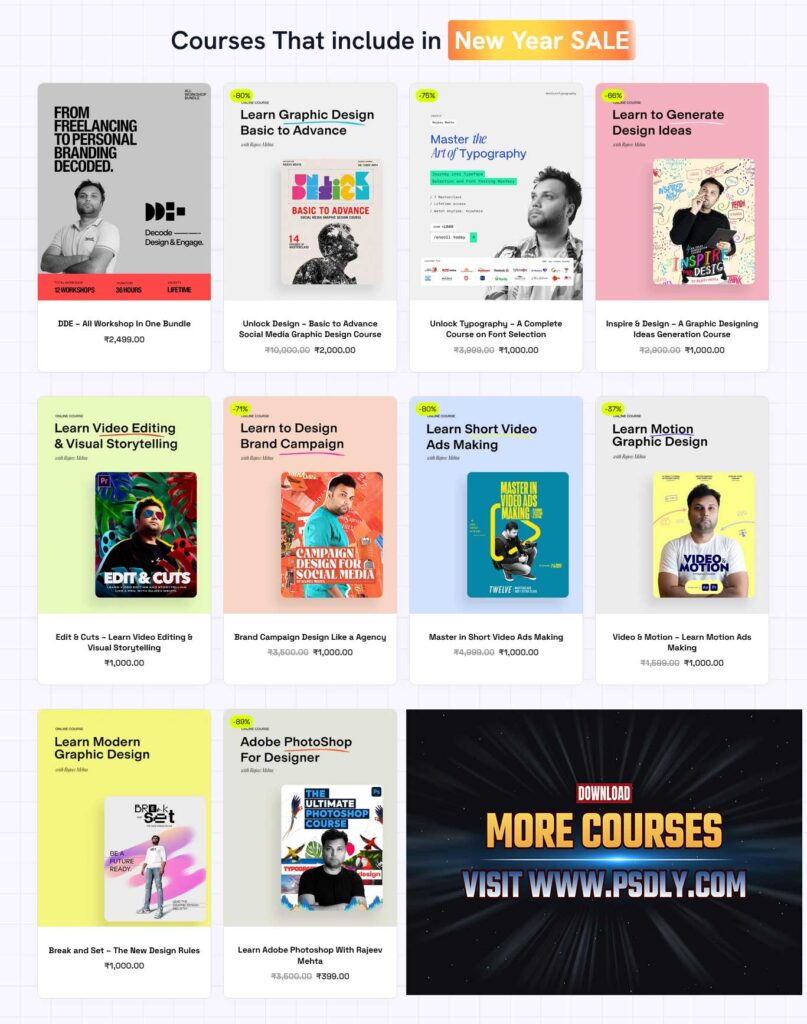 Rajeev Mehta Complete Course Bundle 2024 Download 2 New Year Sale Learn Earn and Grow With Rajeev Mehta