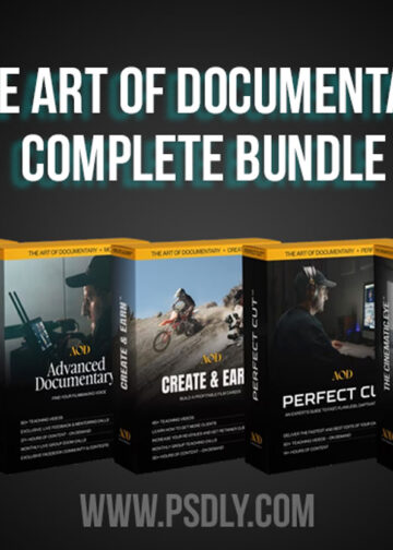 Psdly - Download Free Premium Graphics Design Elements & Web Theme 52 The Art of Documentary – Complete Bundle 2024