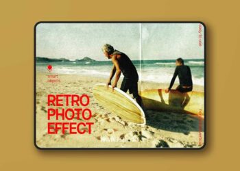 Retro Paper Photo Effect for Photoshop