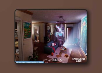 Stylized New York Gaming Room ( Interior Modular NYC Environment) (5.2+)