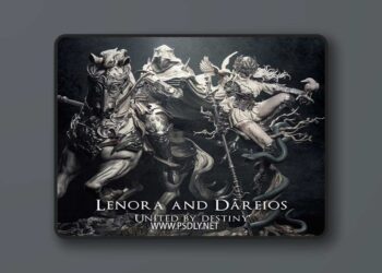 CA 3D Studios – Lenora Dareios Diorama – 3D Print Model STL