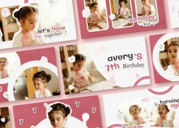 Videohive Kids Birthday Invitation 62137125